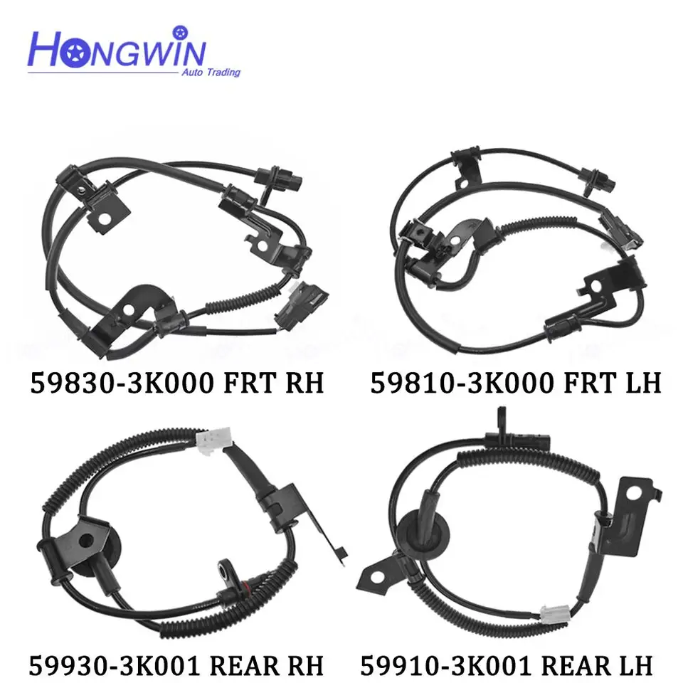 Rear Right ABS Wheel Speed Sensor - Replacement 599302M000 For Hyundai Genesis Coupe 2010-2016