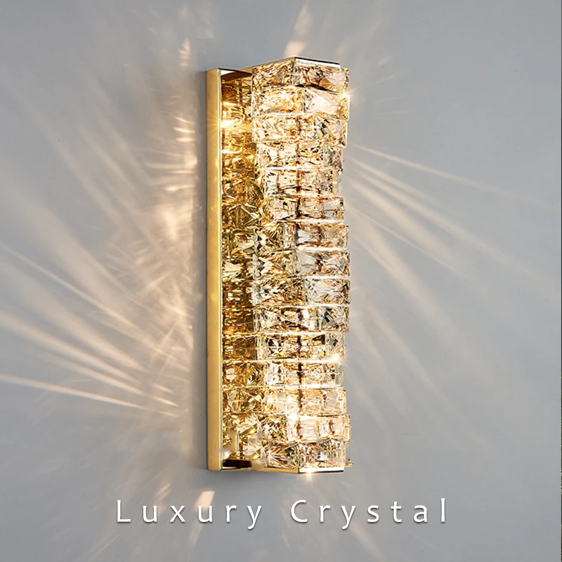 Luxury Crystal LED Wall Lamp 1