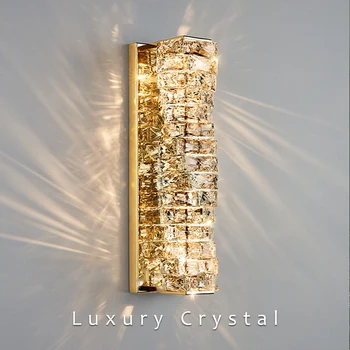 Luxury Crystal LED Wall Lamp 1