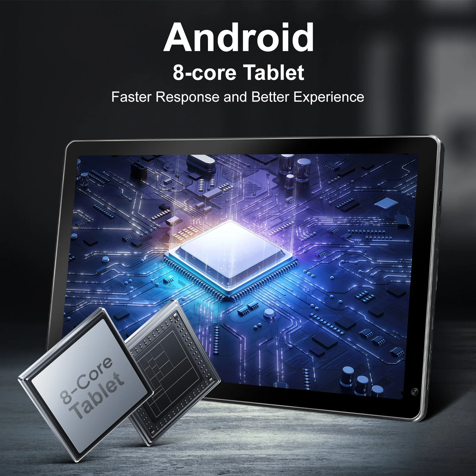 OC101 10.1 Inch Tablet  Octa-Core Processor 8GB RAM 128GB ROM 1TB TF Card Expandable Android 13 Tablets HD Touchscreen PC Tablet 3