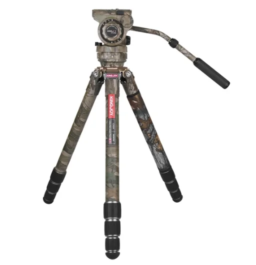 KINGJOY C86M + VT-3550M 전문 탄소 섬유 삼각대, 디지털 카메라 삼각대, 여행용 최고 품질의 카메라 스탠드