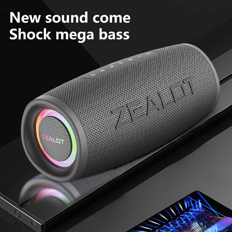 ZEALOT Bluetooth S56 40W 重低音・IPX6防水 ZEALOT Bluetooth S56 40W