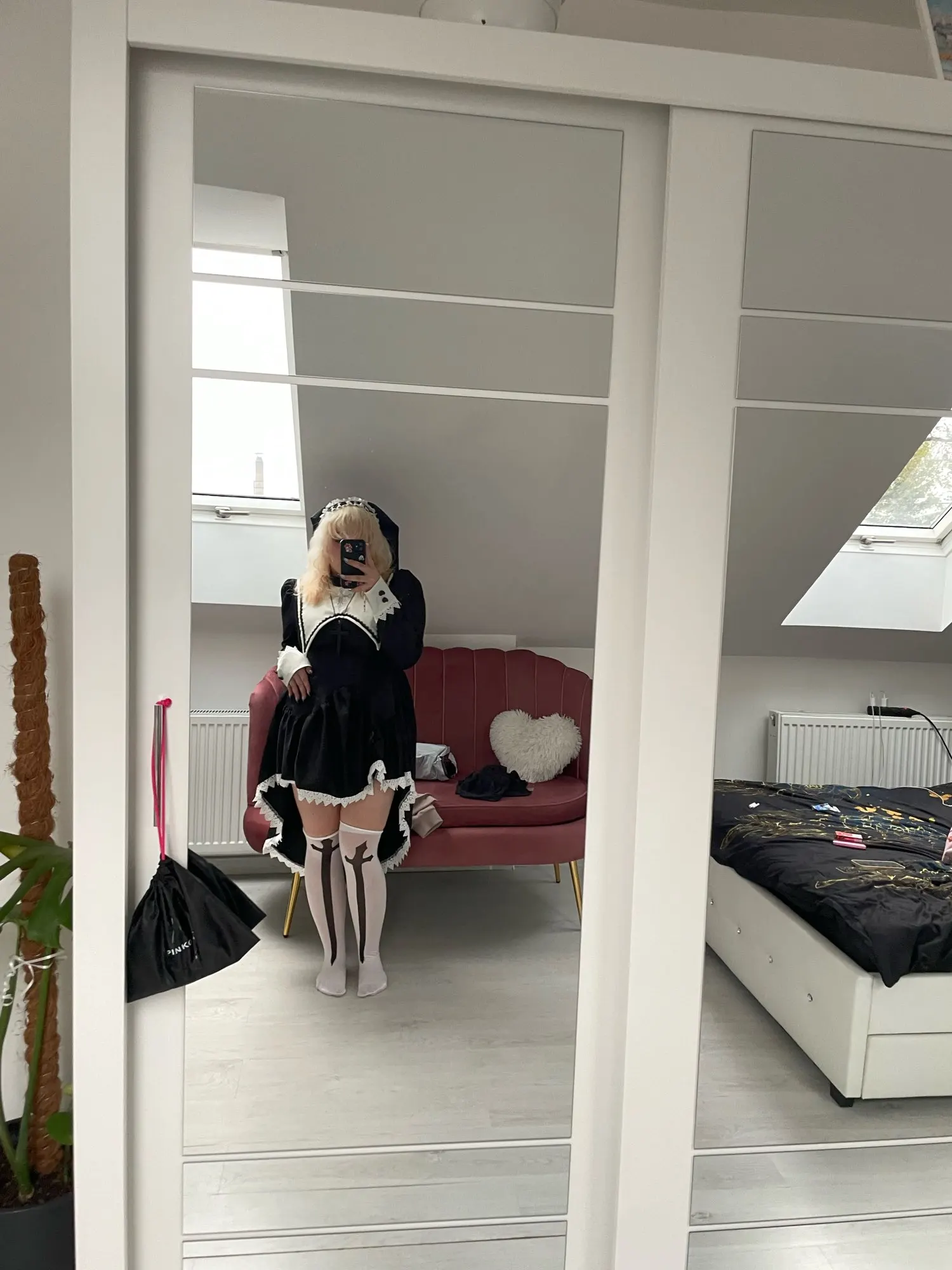 Black Nun Dress - Gothic Aesthetic photo review