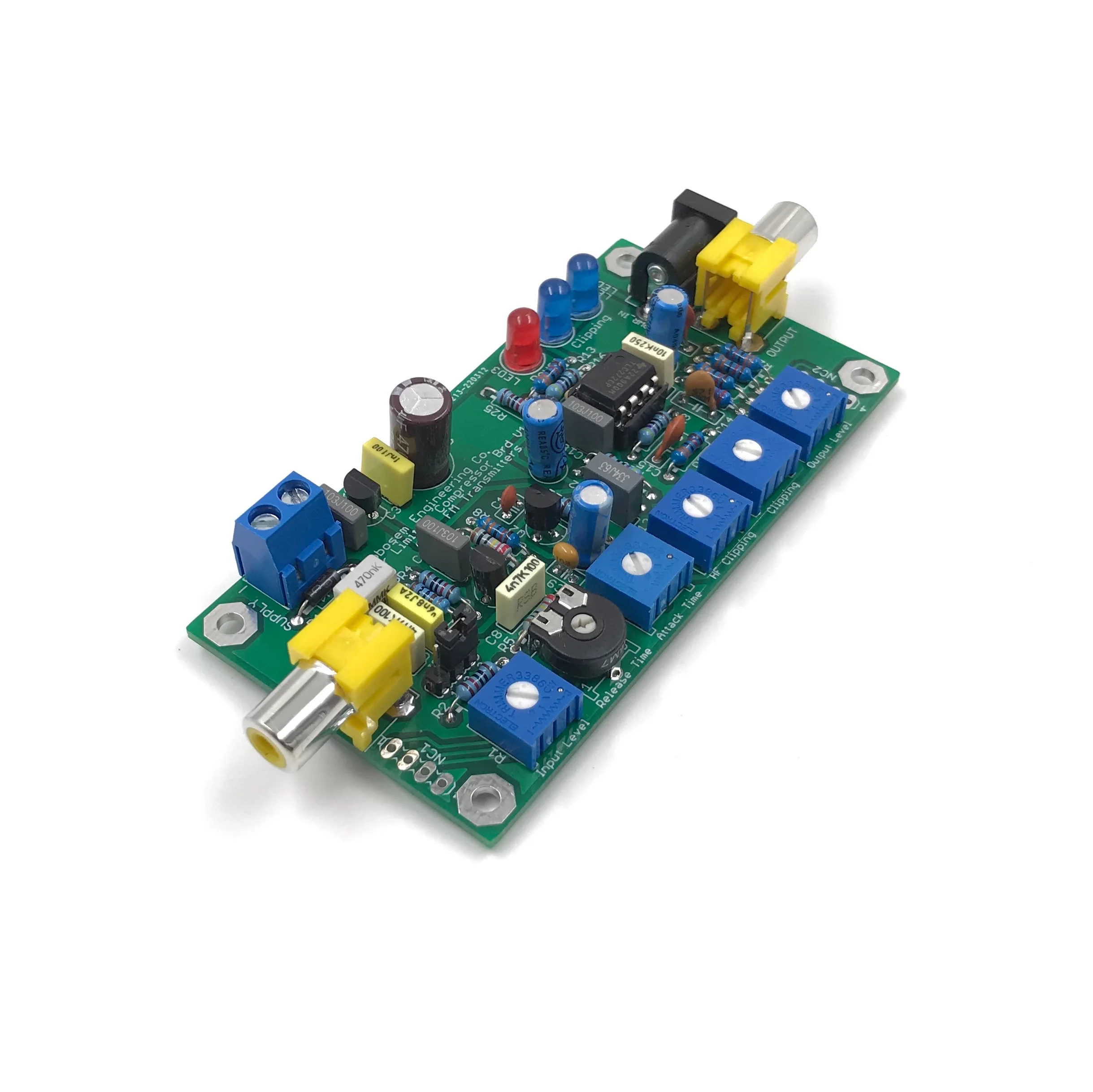 Clipper Compressor Limiter Circuit Board Module for FM Broadcasting PLL Transmitter Stereo