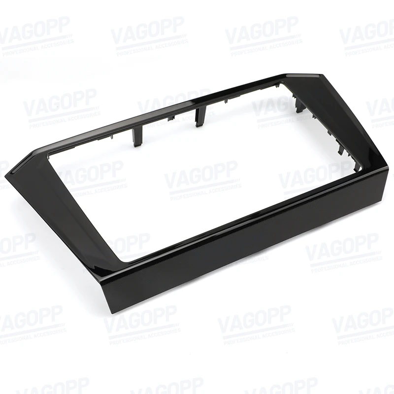 VAGOPP 8/9.2 인치 MIB 3 CD 라디오 프레임 패널 CD 미디어 유닛 보드 플레이트, VW 인테리어 트림 플레이트 Passat B8 2018 Y 이후