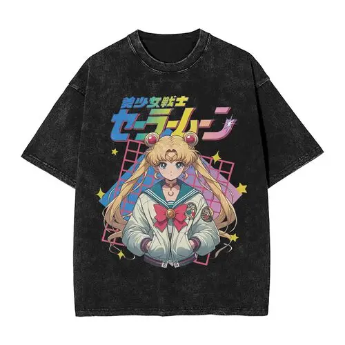 CottonCloud Choose Your Sailor Camiseta Para Hombre T-Shirt Moon Anime Manga Cosplay Crystal, Talla:2XL