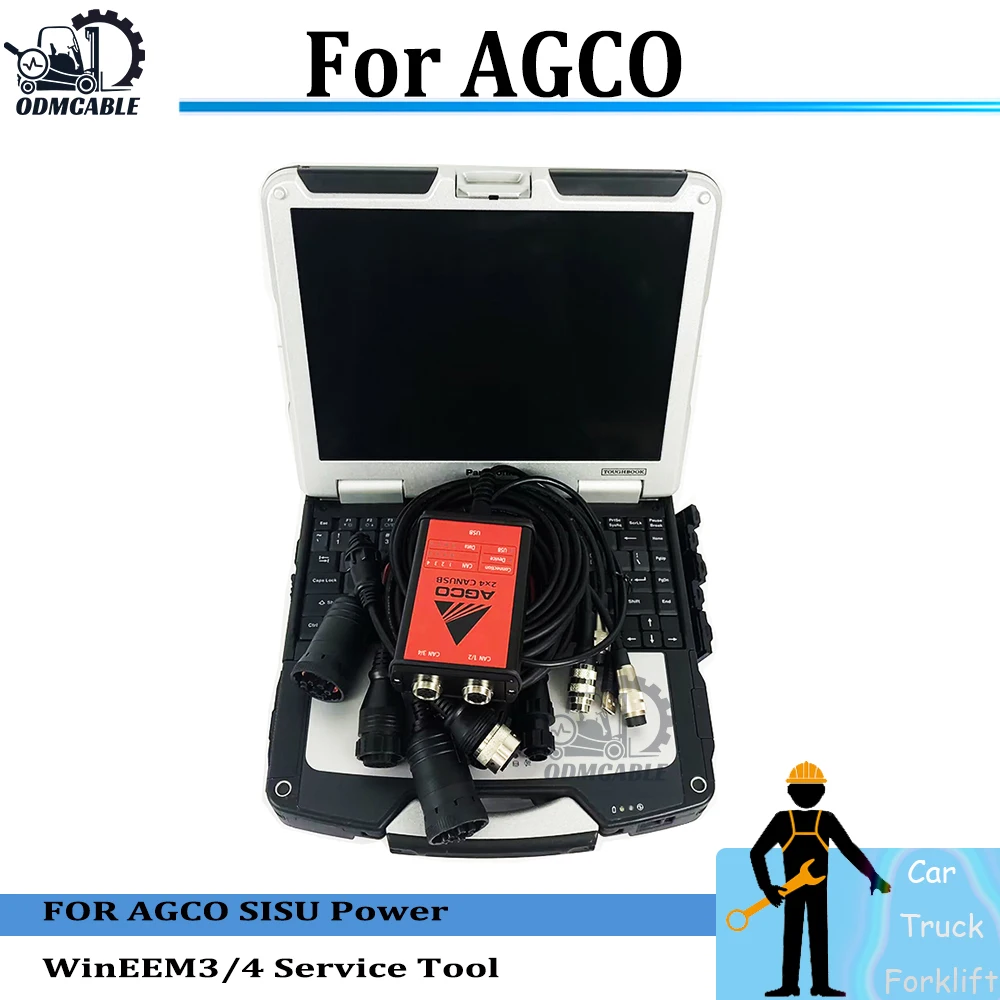 

CarScan CF31 laptop and FOR AGCO DIAGNOSTIC TOOL FOR AGCO CANBUS FENDT FenDias FOR AGCO SISU Power WinEEM3/4 Service Tool