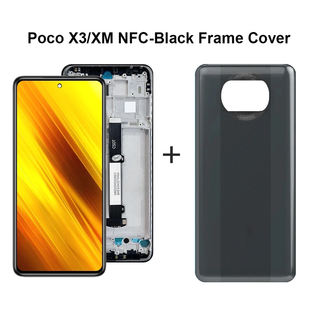 Kit Schermo LCD Di Ricambio Per Xiaomi POCO X3 Pro / X3 NFC, Nero Con Strumenti Inclusi