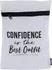 3-piece white mesh laundry bag set with zippers. Multi-size for delicates like lingerie or hosiery. Gentle and protective washin 6