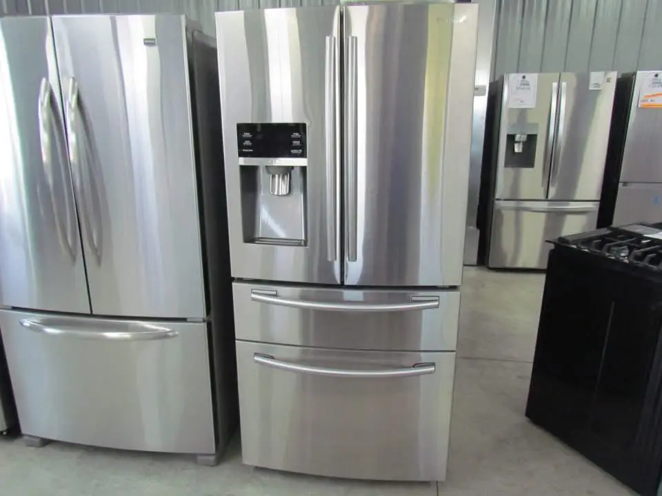 BEST Stainless 4-Door French Door Refrigerator model RS6HA8880S9 boasts