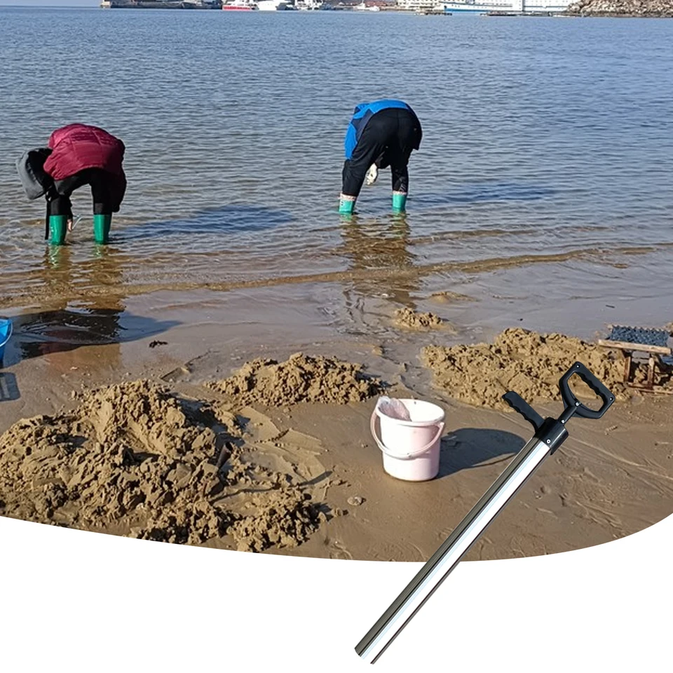 Stainless Steel Shrimp Pump - Sand Suction Tool For Clams & Lugworms, Beach Fishing Gear (Size S)-500592