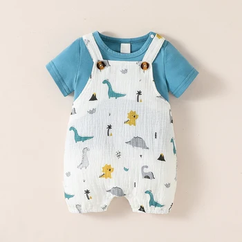 Baby Boys T-Shirt & Suspender Set 1