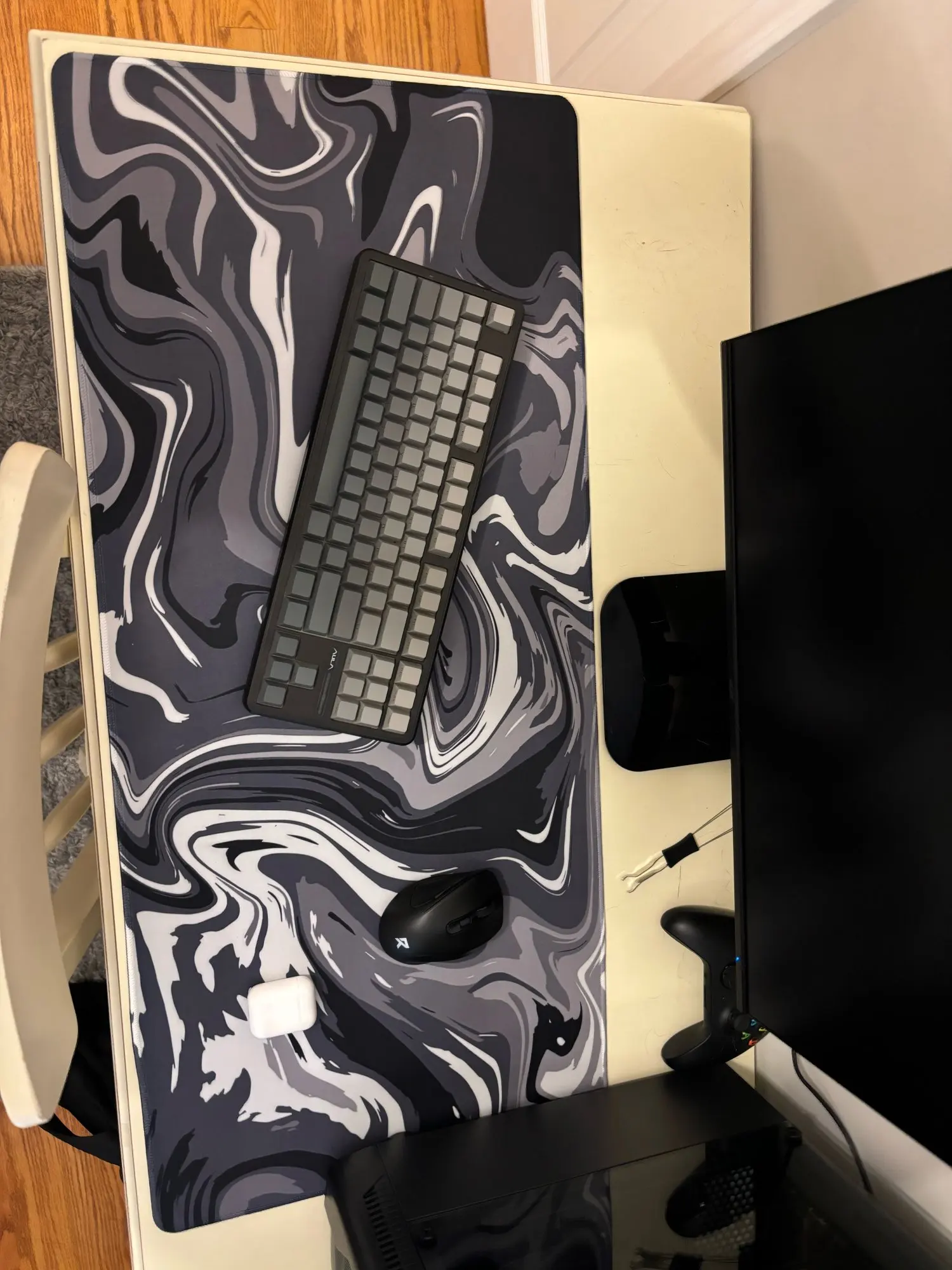 XXL Strata Liquid 900x400 Mouse Pad Computer Laptop Anime Keyboard Mouse Mat Large Mousepad Keyboards Gamers Decoracion Desk Mat photo review