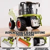 New 1/24 Farm Grain Harvester Model Lighting/Spray Multi-functional Farmer RC Cars Toys Wheat/corn Crop Harvester Children Gifts 4