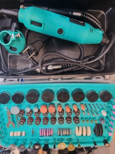 Tungfull Electric Drill Dremel Grinder Mini Polishing Machines With Grinding Accessories Set Electric Rotary Tool Mini Drill photo review