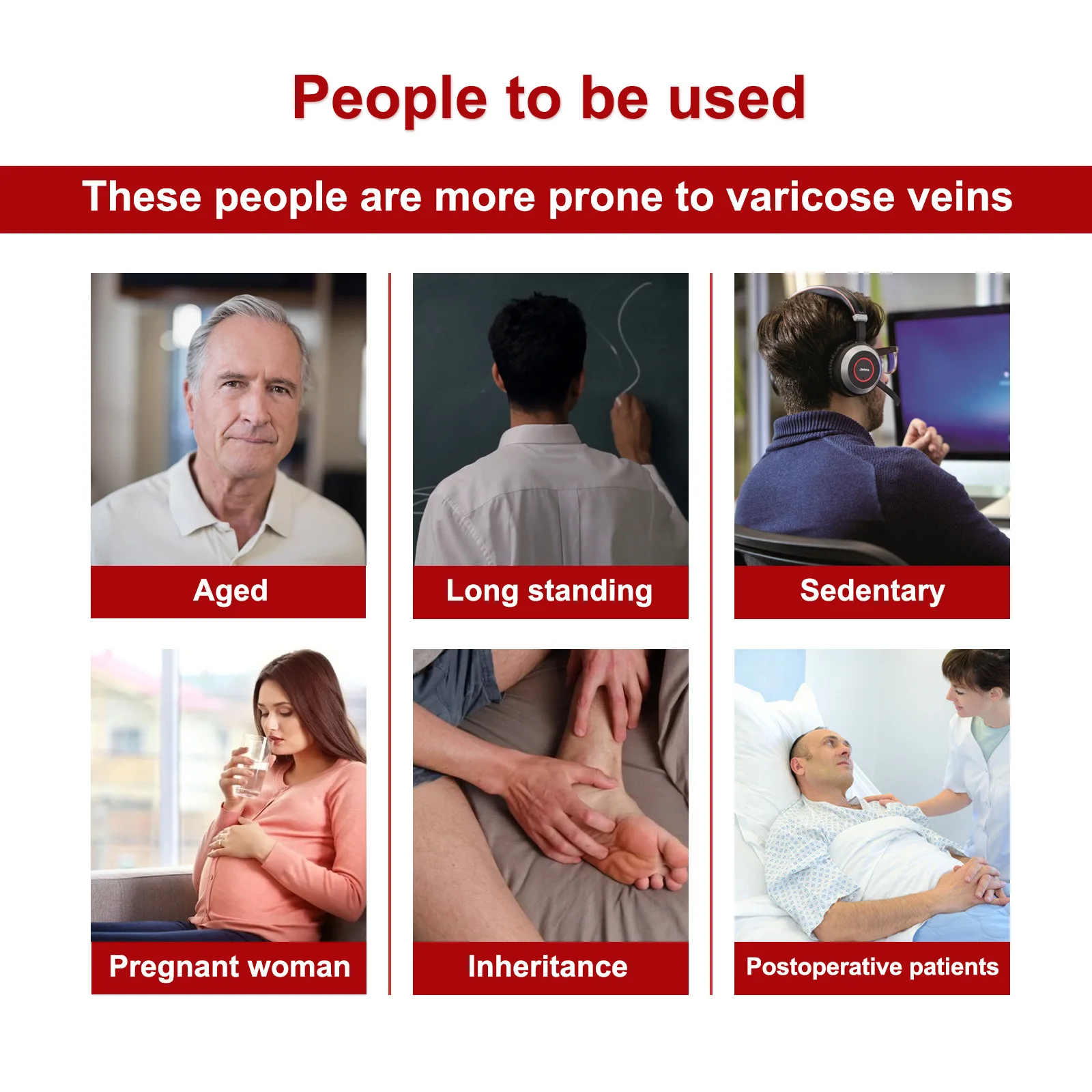 Crema per alleviare la vasculite, flebite, vermi, ragni, zampe, dolore ai vasi sanguigni, lenitivo, riduzione del gonfiore, unguento per alleviare le vene varicose_voghion.com