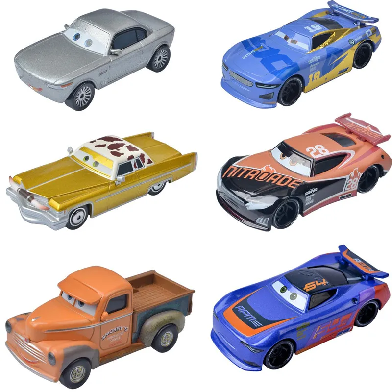 

Disney Pixar Cars 3 Lightning McQueen Daniel Max Schnell 1:55 Metal Diecast Alloy Model Car Toys For Children's Birthday Gift