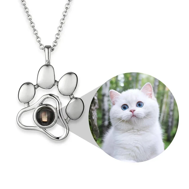 Personalized Pet Head Portrait Necklace Photo Necklace - GetNameNecklace