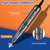 35000RPM Nail Drill Machine Rechargeable Portable Electric Nail Polishing Machine With Milling Cutter Nail Tools for Manicure 3