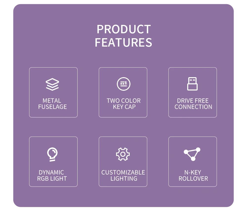 Механическая игровая клавиатура ZIFRIEND KY400, 87 клавиш | AliExpress