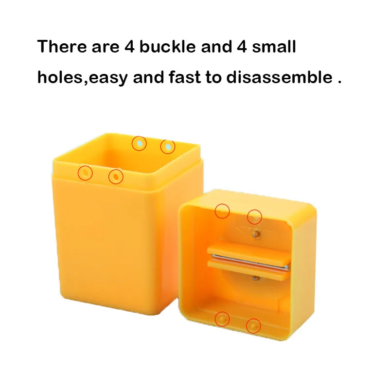 Professional Blade Disposal Container Snap Off Knife Waste Damaged Blade Storage Box Tinting Film Sticker Cutting Tool Can
