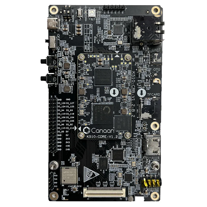 Smartfly Kendryte K510 Crb-kit 64-bit Risc-v Duplo-core @ 800mhz 2.5 Topos Int8 Tof 3d ai Aprendizagem Profunda Apoio Três Entradas de Câmera - Imagem 3
