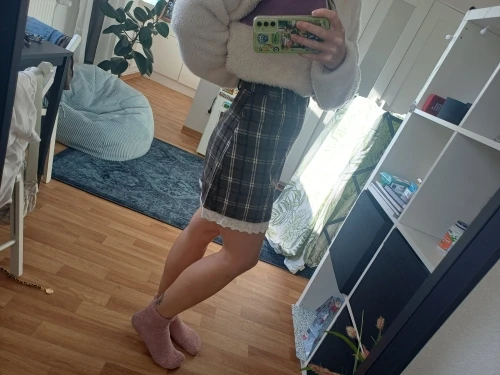 Plaid Mini Skirt - Preppy Aesthetic photo review