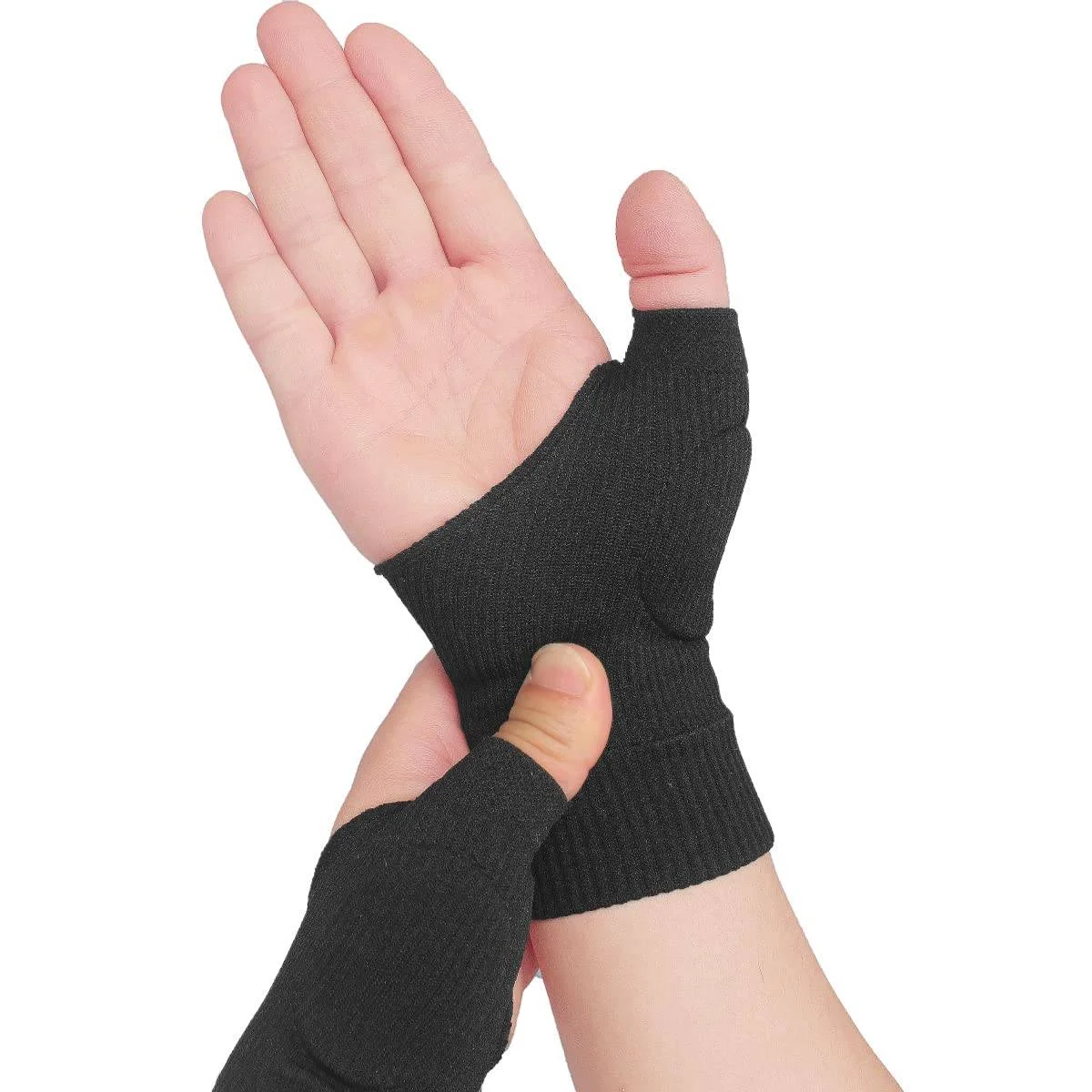 Guantes de compresión de mano para artritis – Hombres y mujeres  Osteoartritis reumatoide y túnel carpiano, guante de alivio del dolor  cómodo con manga