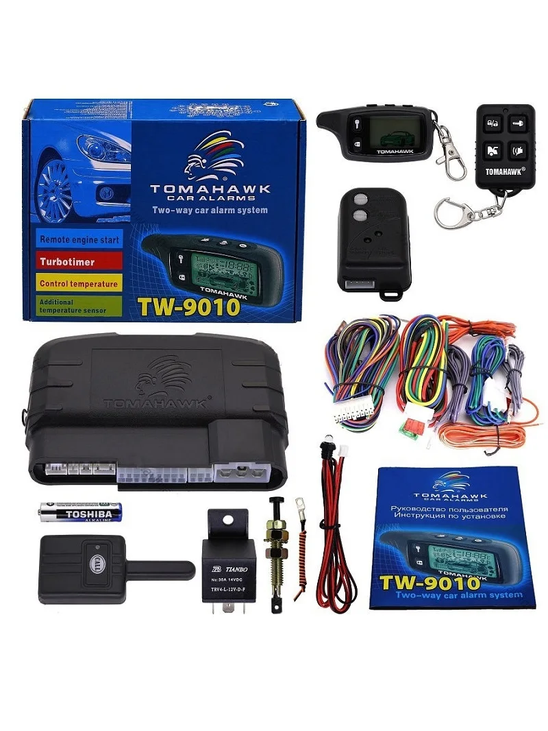 Автосигнализация Tomahawk Tw-9010 С Автозапуском - Burglar Alarm.
