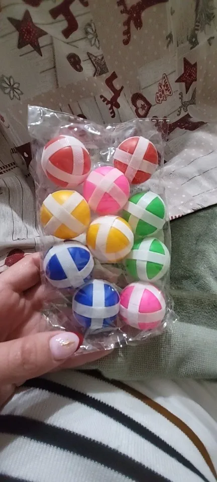 Balles Scratch de Rechange pour Cible – Lot de 10 Balles Collantes 3,4 cm photo review