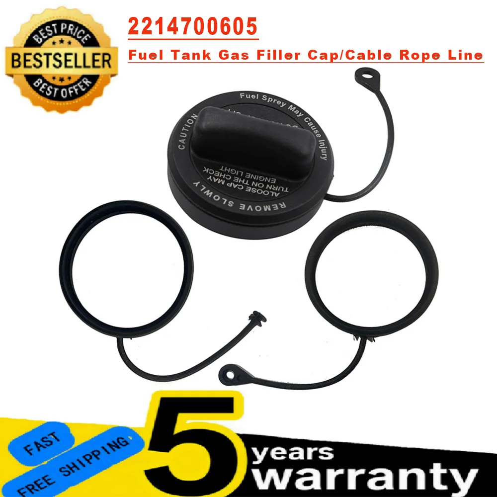 2214700605 Fuel Tank Gas Filler Cap for MercedesBenz C CL CLS E G GLK SLK Fuel Tank Cover Cap