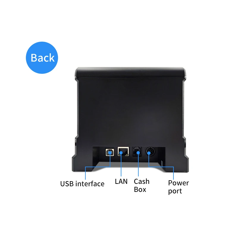 Stampante Termica 80mm HZ-8360 Con Taglierino Automatico – USB, LAN E Bluetooth Per Ristoranti E POS