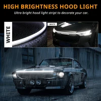 71 inch LED Engine Cover Light Strip Dynamic Scan Start-up Effect Car Hood Upgrade Daytime Running Lights SUV Truck Pickup DRL - Image 6