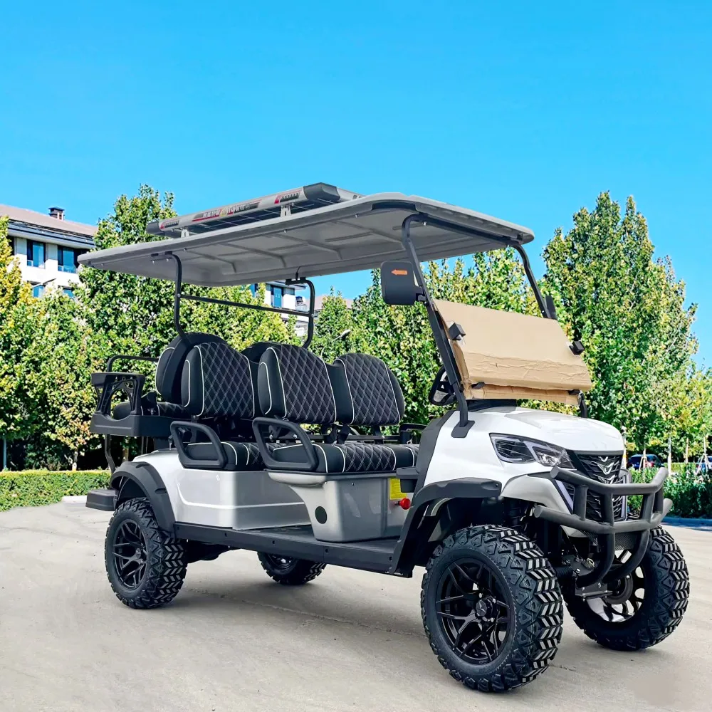 

72V Lithium Battery Solar 6 Seaters 5000w Off Road Electric Street Legal Golf Cart Buggy
