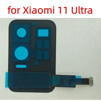 Schermo secondario originale Gcell compatibile con Xiaomi 11 Ultra, con lente della fotocamera e cavo.