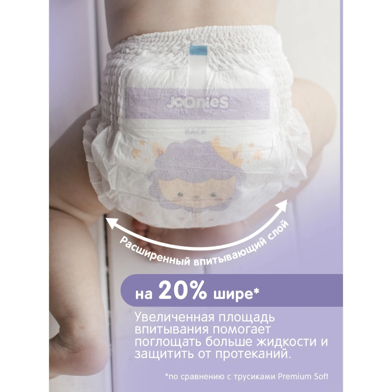 Рисунок 2 - Подгузники-трусики JOONIES Royal Fluffy