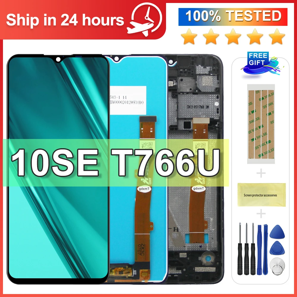 

6.52" Original For TCL 10 SE LCD Touch Display Screen Digitizer For TCL 10SE T766H T776J T776U T776S EEA Display Replacement