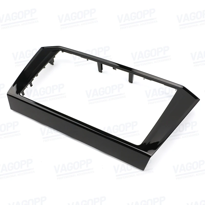 VAGOPP 8/9.2 인치 MIB 3 CD 라디오 프레임 패널 CD 미디어 유닛 보드 플레이트, VW 인테리어 트림 플레이트 Passat B8 2018 Y 이후