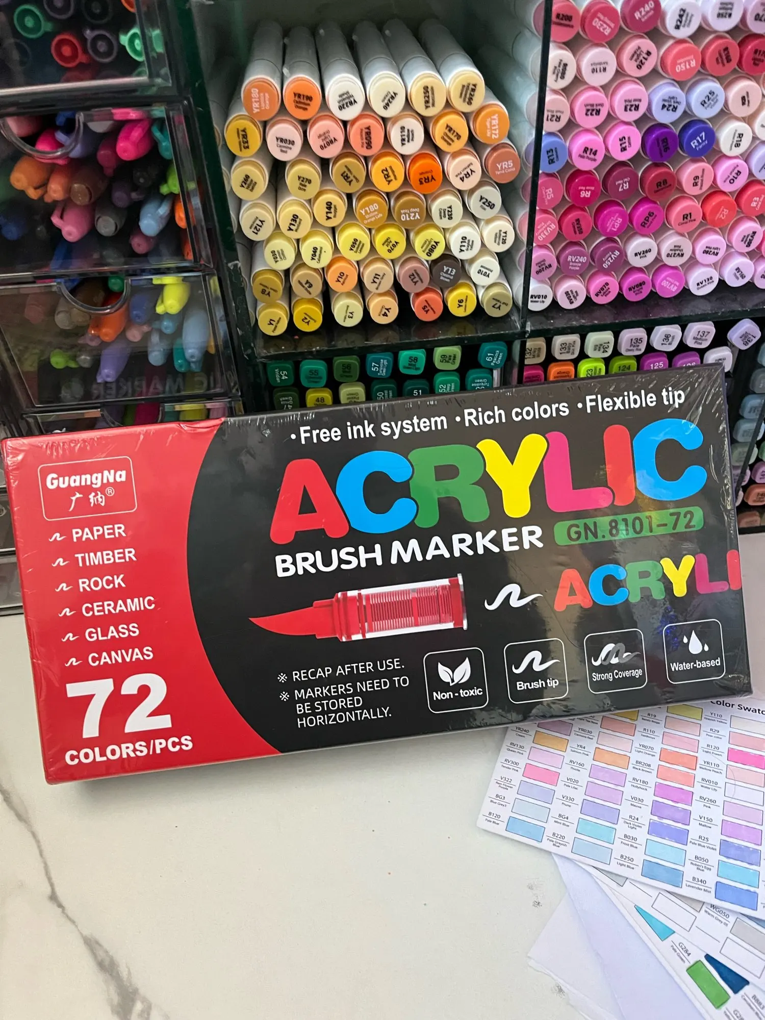 Unlock Creativity – First Order Special on 72/120 Acrylic Markers photo review
