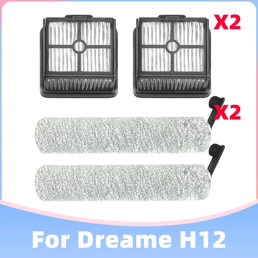 Adequado para Peças de Reposição e Acessórios do Aspirador Robô Dreame H11 Core Hhr21ah12 Escova de Rolo Filtro Hepa