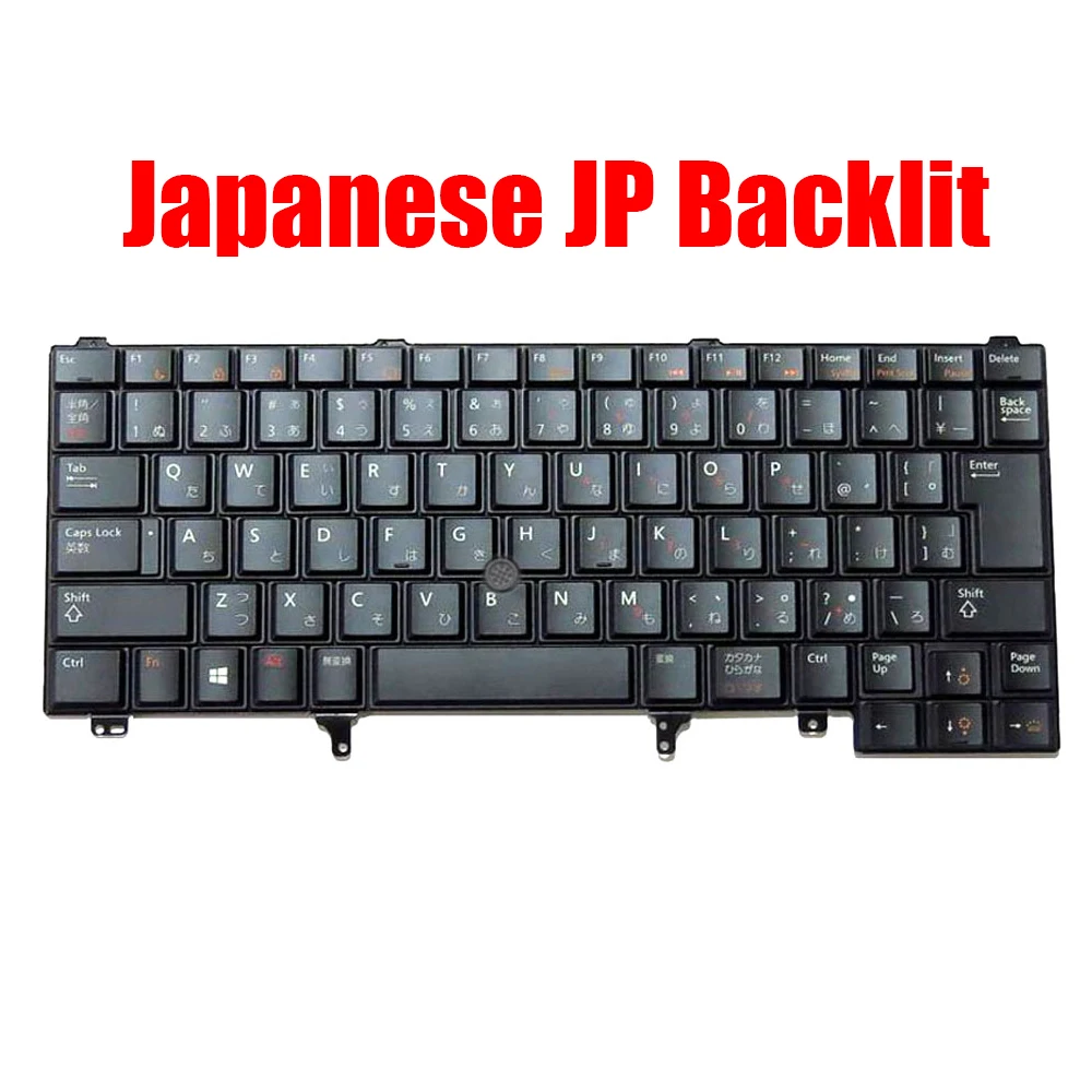 

Backlit Japanese JP Keyboard For DELL For Latitude E5420 E5420M E5430 E6220 E6230 E6320 E6330 E6420 E6430 E6440 08H56P 0C6DP8