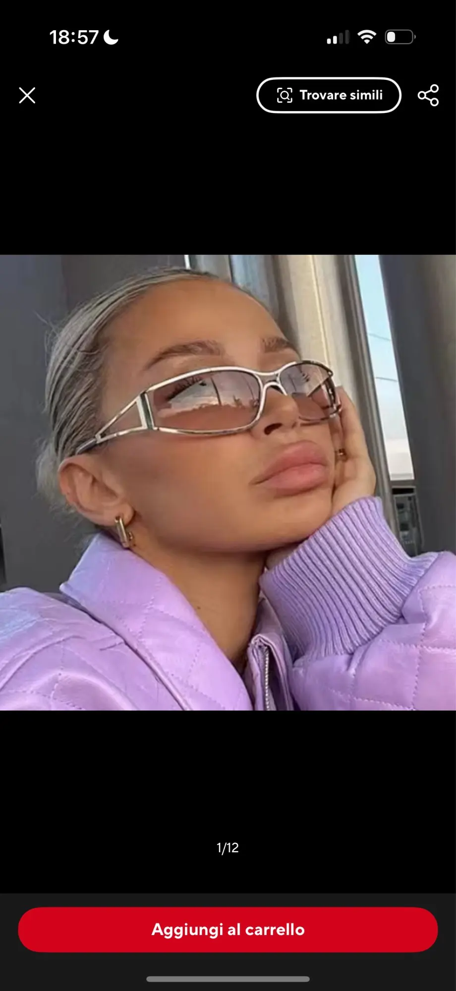 Y2K Oversized Gradient Goggle Sunglasses photo review