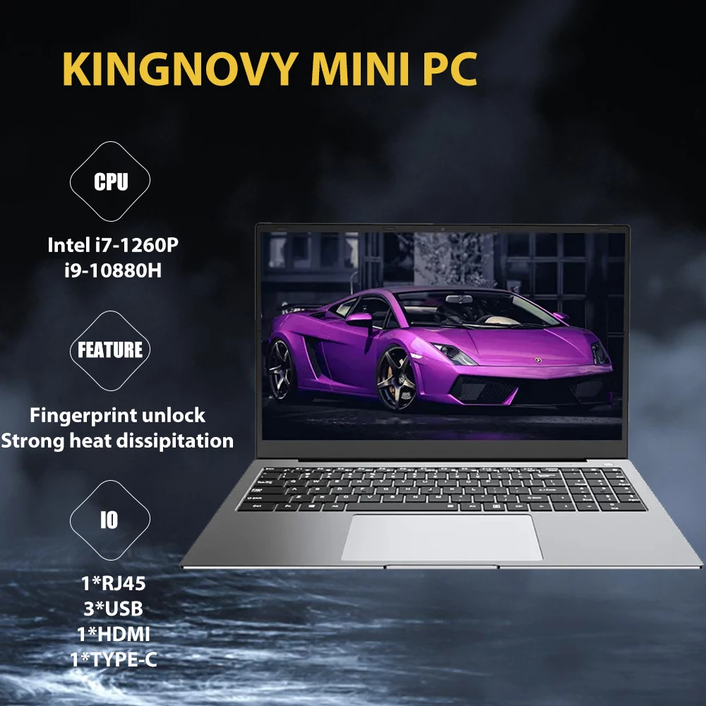 12Th Gen I7 I5 15.6 Pollici Ips Gaming Laptop I9 10880H I7 1260P Nvidia Mx550 2G Nvme Fingerprint Ultrabook Notebook Windows 11 10