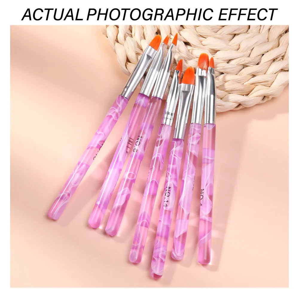 Description Picture 6 of itemLULAA Acrylic Art Crystal Dotting Tools Professional Nail Brushes Set Pen Heads Point Drill Pens DIY Nail Art Tool