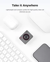 OBSBOT Meet 2-4K Webcam for PC with 1/2" Sensor, AI Framing & Autofocus, Beauty Mode, Lightweight, HDR, Webcam with Microphone, - Image 5