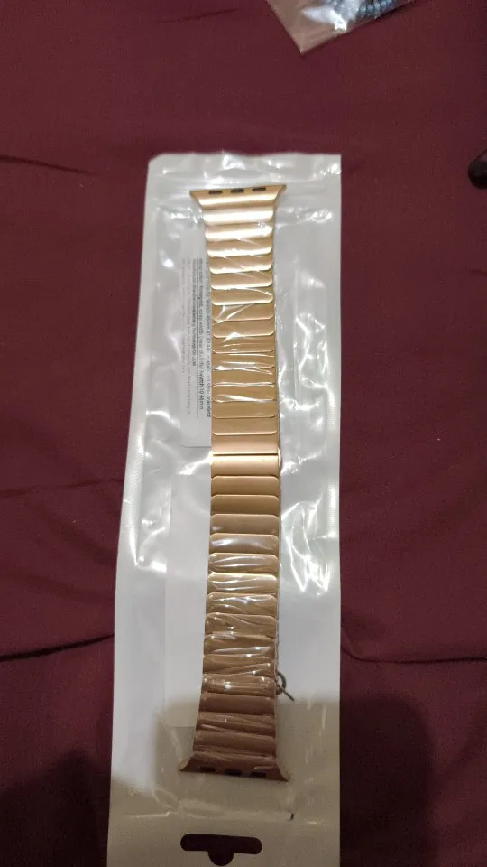 Pulseira de cor de titânio para apple watch ultra 2 49mm 10 46mm 9 8 7 5 4 se 6 loop para iwatch 45mm 41 42 44mm pulseira de aço inoxidável photo review