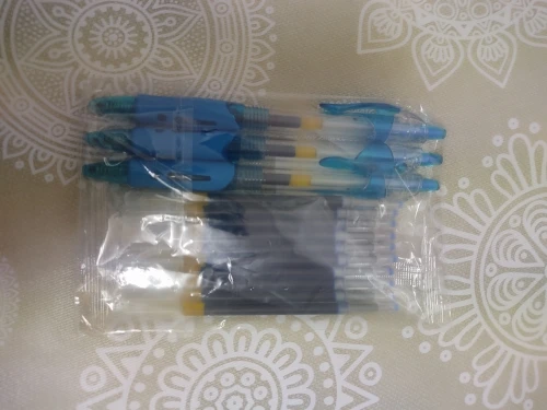 Juego de bolígrafos de Gel retráctiles, bolígrafo de tinta negra/roja/azul para recambios de escritura, accesorios de oficina, suministros escolares, papelería, 13/30 Uds. photo review