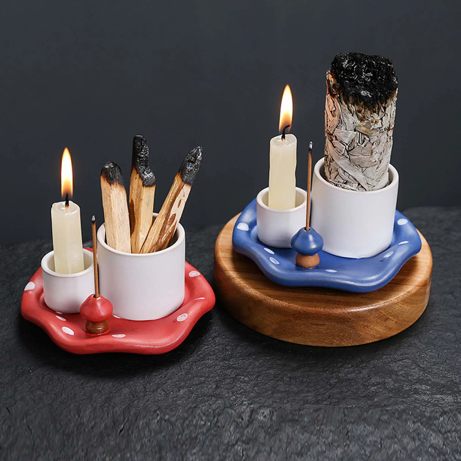 Ceramic Incense Candle Holder Incense Burner Holder Yoga Meditation Home Decor Burning Gift 1pc candle holders copper incense holder incense holder