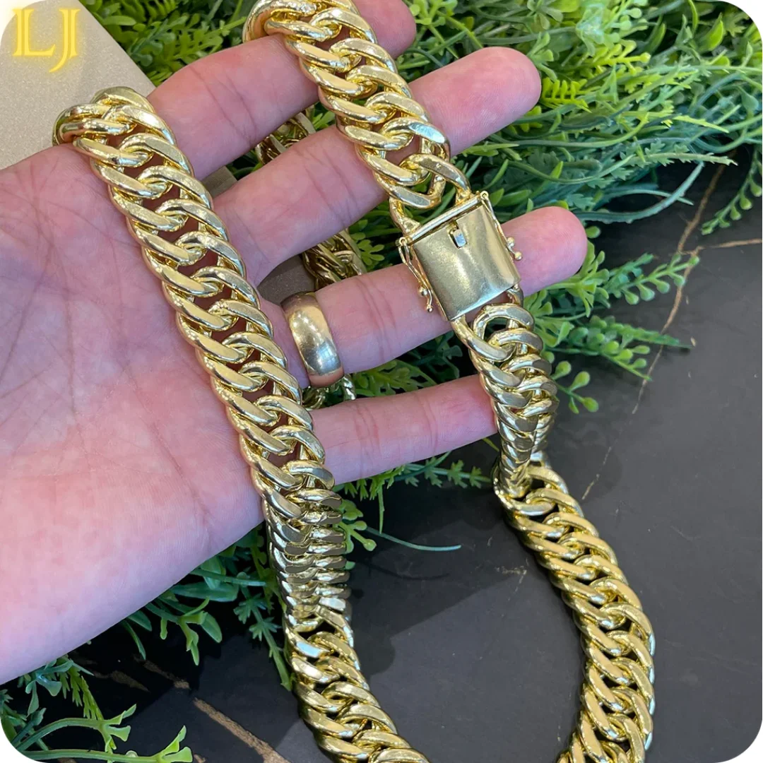 Corrente Masculina Grossa Grumet 18mm de Moeda Antiga - Garantia Eterna ...