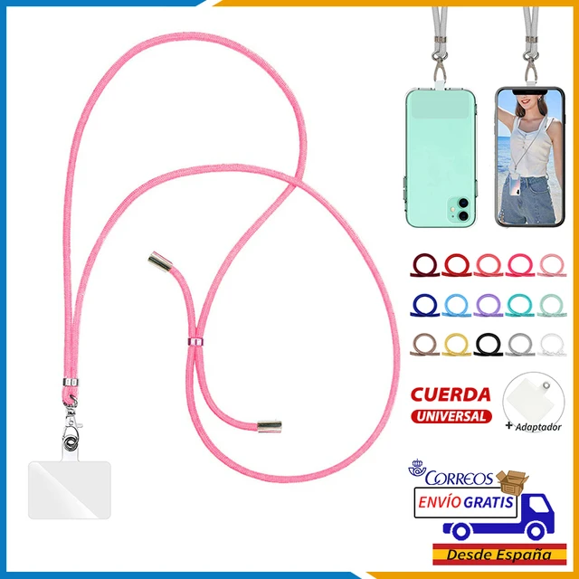 Cordón Universal para la funda del teléfono móvil. Cuerda colgante correa  de cuello en diferentes colores a elegir